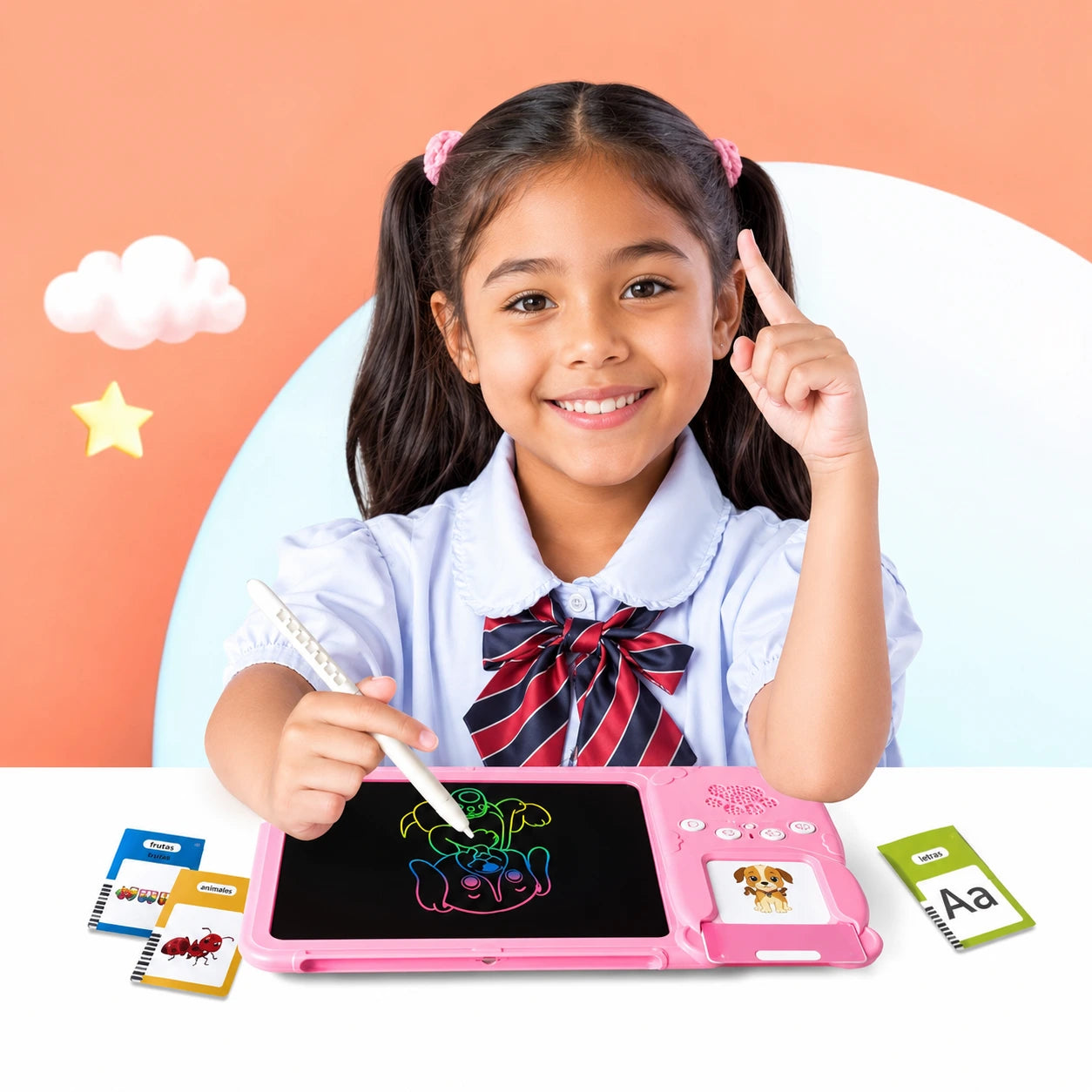 👩🏻🏫TABLERO MÁGICO 🪄 INTERACTIVO BILINGUE🗽2 EN 1 🌎