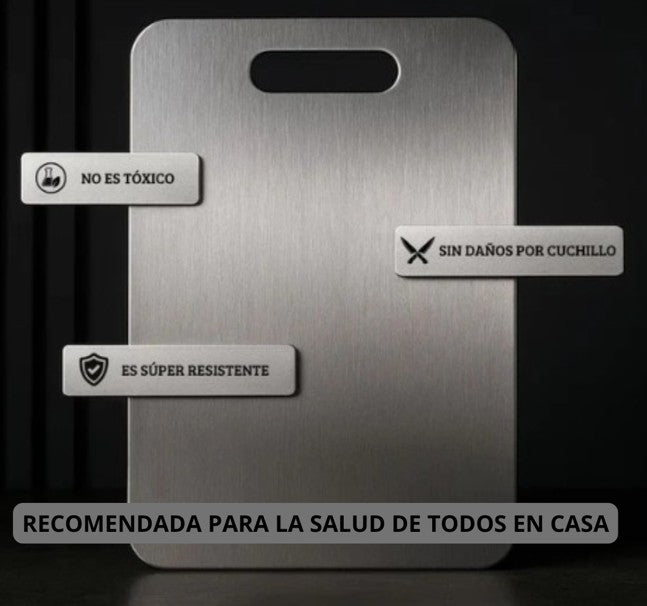 ✅TABLA DE COCINA PREMIUM🌟ACERO INOXIDABLE ANTIBACTERIAL💯