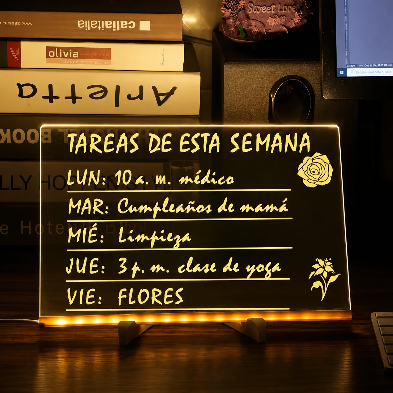 👩🏻‍🏫TABLERO LED☀️ MAGIC🪄 GLOW BOARD🎁