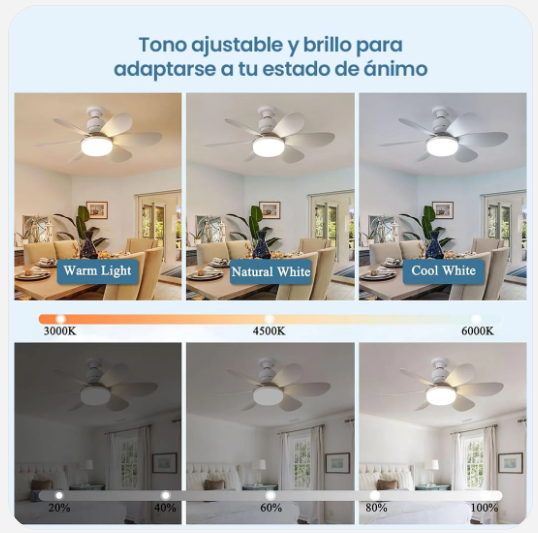 PRECIO OFERTA🤑VENTILADOR 2 EN 1😎CON BOMBILLA AHORRADORA🔋