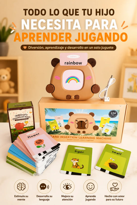 👶🏻LECTOR DIDÁCTICO DE TARJETAS BILINGUE😍