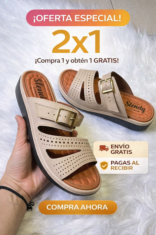 🚨2X1🌟 SANDALIA ERGONÓMICA CONFORT ACOLCHADA🥰