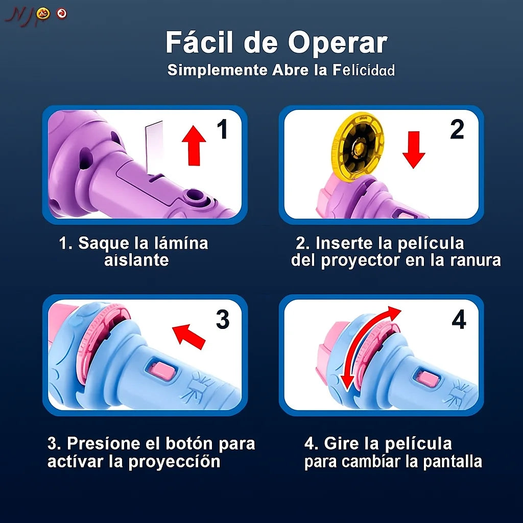 🤩PROYECTOR DE LUCES DIDÁCTICO🥳 EDUCATIVO PARA NIÑOS🌞