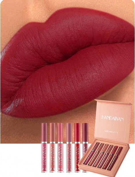 🥰LLEVA 6 LABIALES MATE DE LARGA DURACION CON PRECIO DE OFERTA❤️