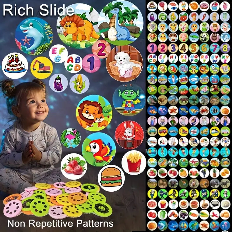 🤩PROYECTOR DE LUCES DIDÁCTICO🥳 EDUCATIVO PARA NIÑOS🌞