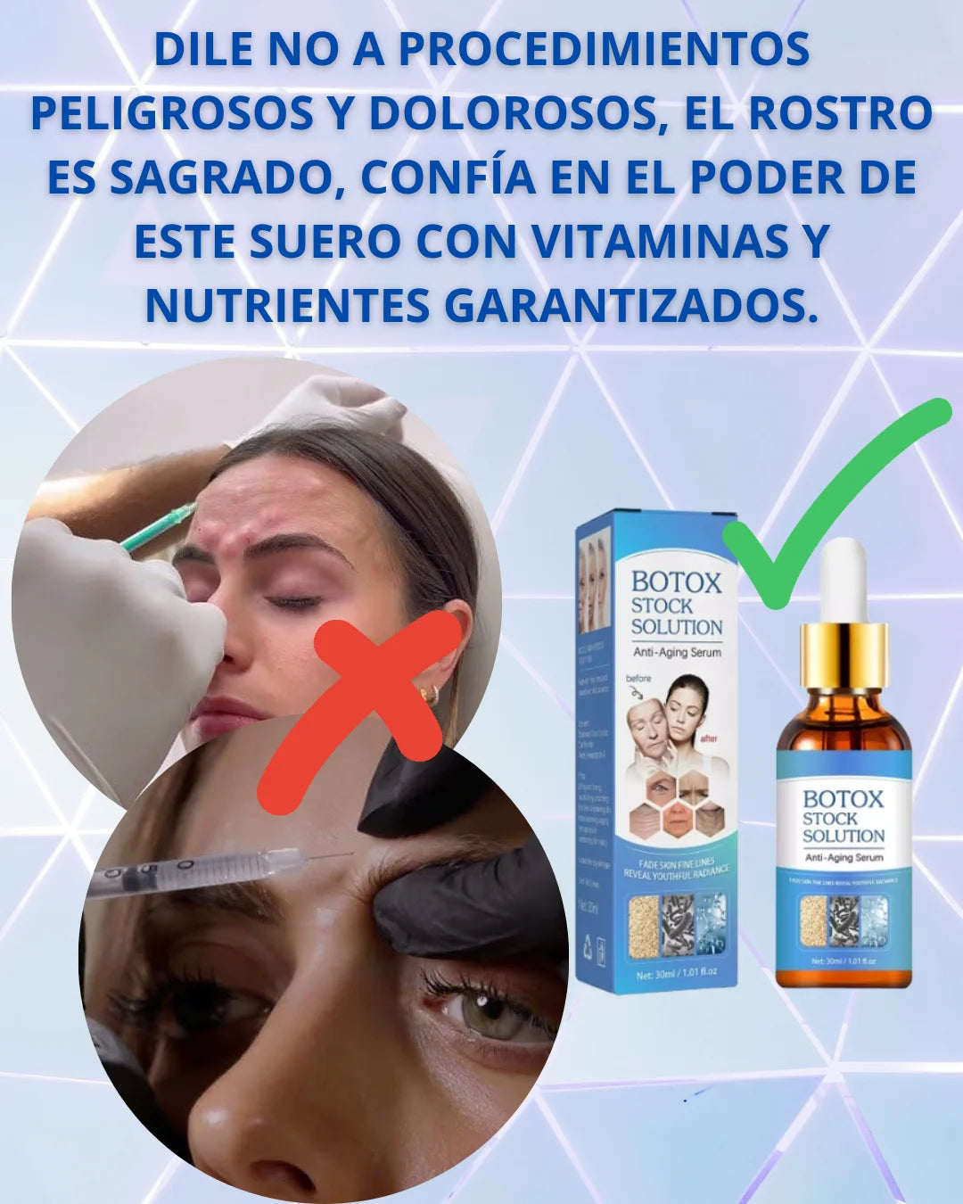 💝💦BOTOX EN SUERO ANTI-ENVEJECIMIENTO🌸😍 REJUVENECEDOR👩✨