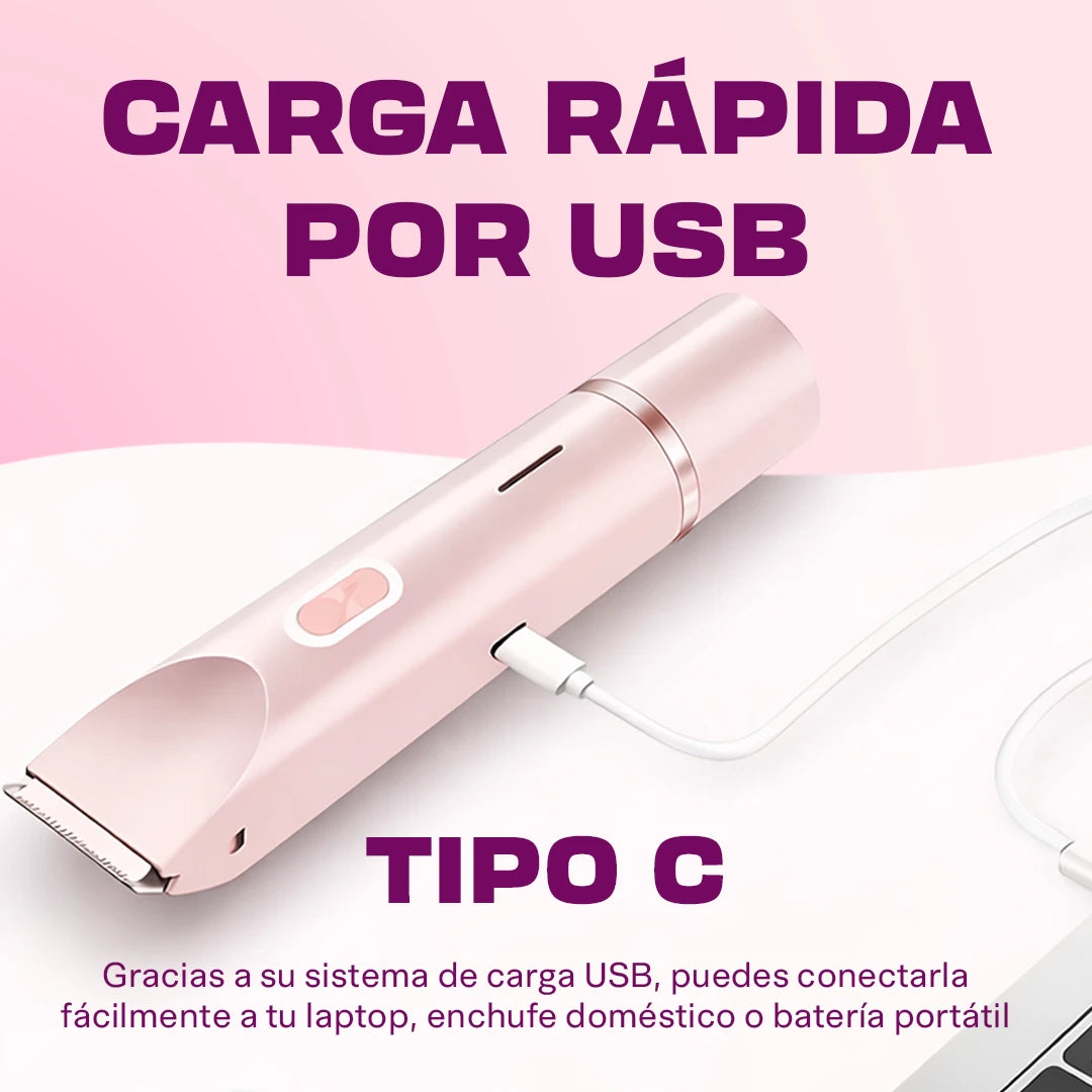 🔥50% DESCUENTO 🔥💎DEPILADORA PREMIUM 2en1 🌟RECARGABLE Y PORTÁTIL🤩