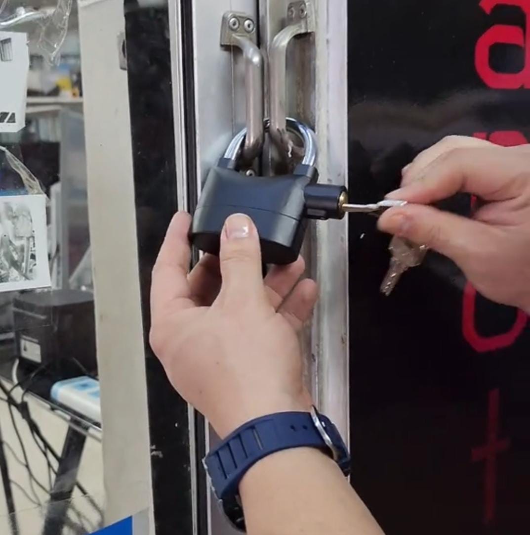 ‼️💥CANDADO ANTI-ROBOS DE ULTRA SEGURIDAD CON POTENTE ALARMA💥‼️