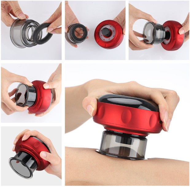 🚨MASAJEADOR INTELIGENTE💡CON VENTOSA TERAPEUTICA🤩