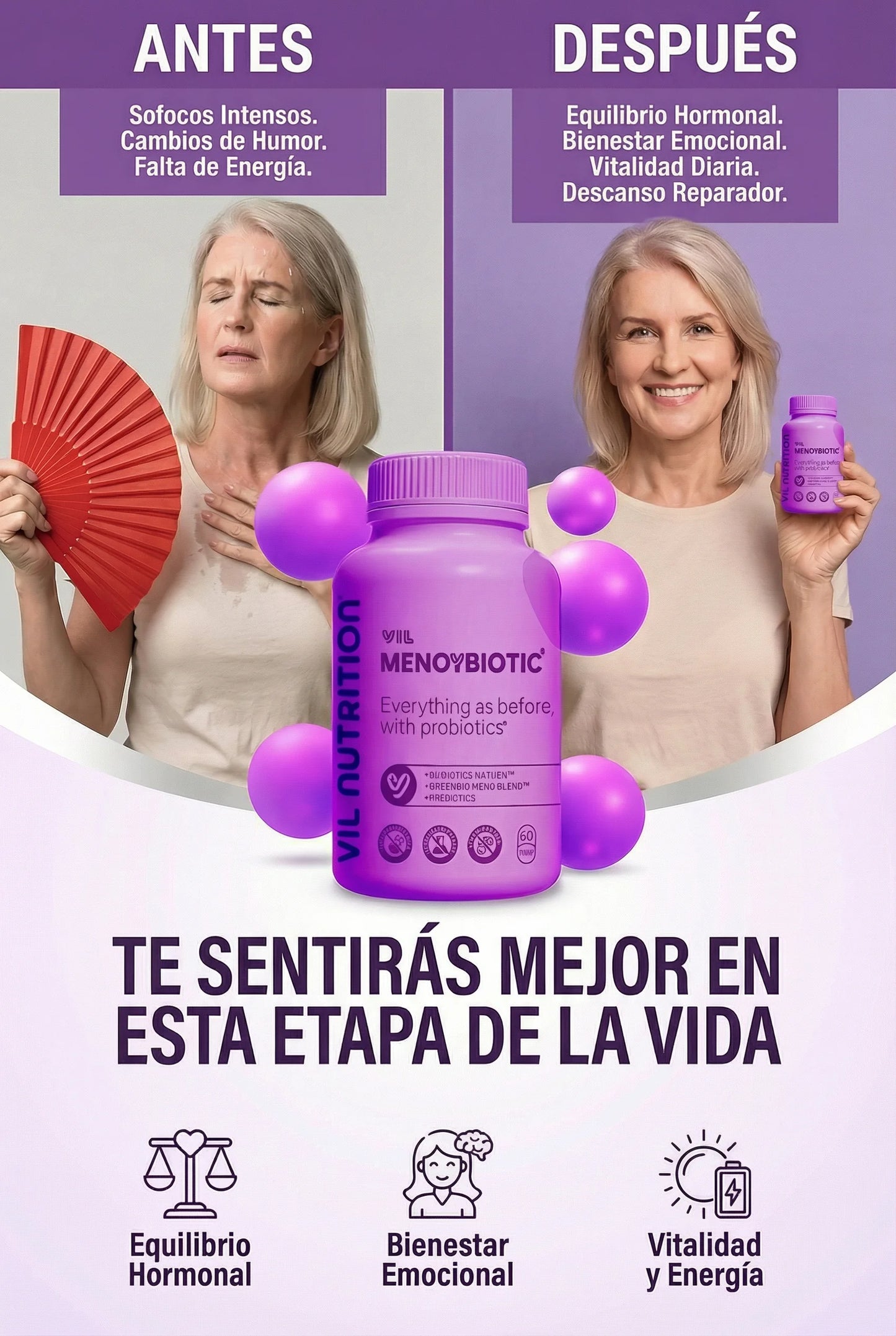 ❤️PROBIOTICOS NATURALES🌿PARA UNA MENOPAUSIA SIN MOLESTIAS🤩