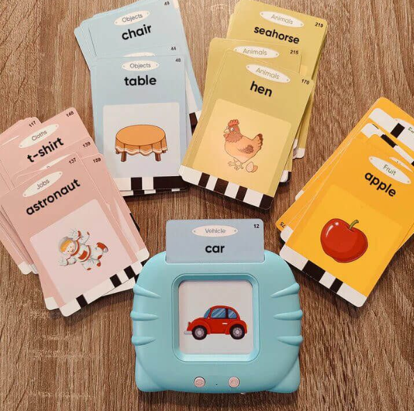 👶🏻LECTOR DIDÁCTICO DE TARJETAS BILINGUE😍